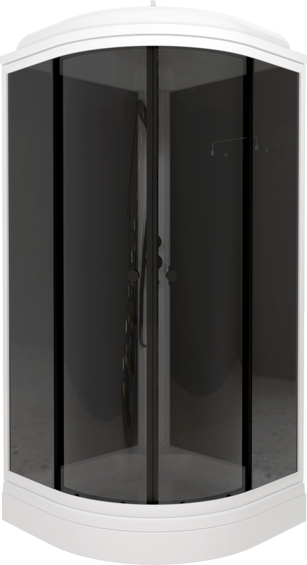 Душевая кабина Triton Грэй Щ0000067302 90х90 см, блэк