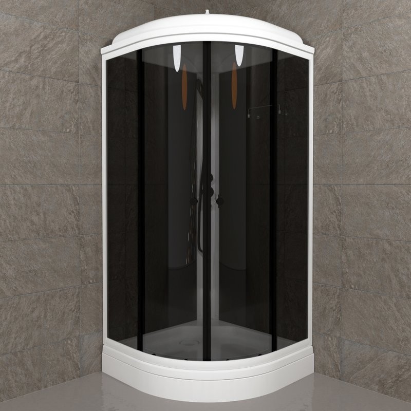 Душевая кабина Triton Грэй Щ0000067302 90х90 см, блэк