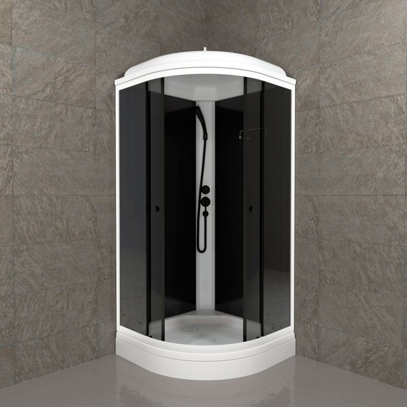 Душевая кабина Triton Грэй Щ0000067302 90х90 см, блэк