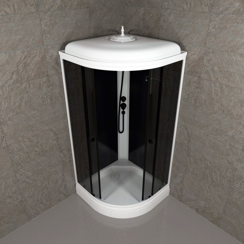 Душевая кабина Triton Грэй Щ0000067302 90х90 см, блэк