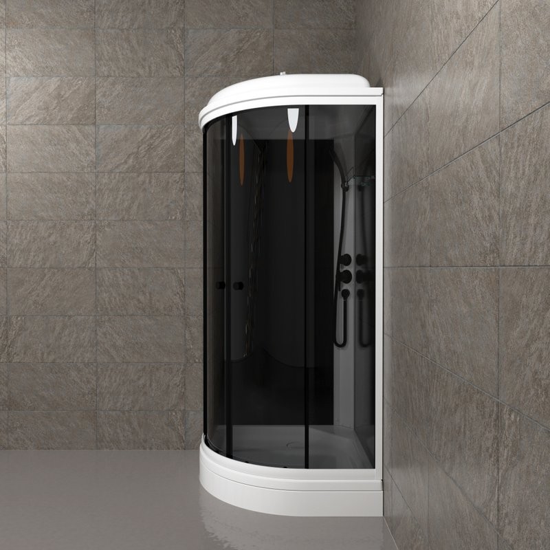 Душевая кабина Triton Грэй Щ0000067302 90х90 см, блэк