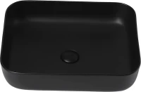 Накладная раковина Abber Rechteck AC2202MB матовая черная