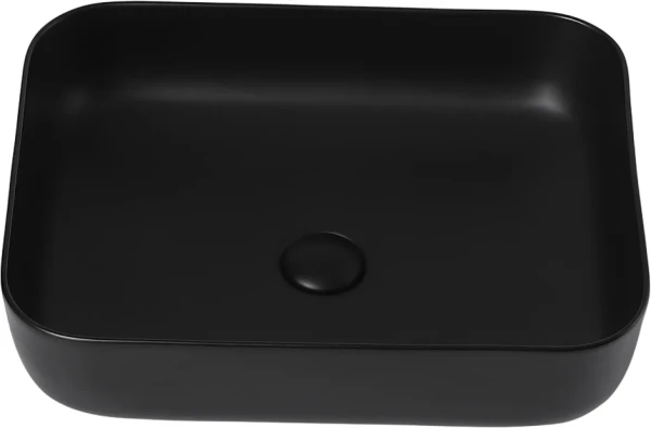 Накладная раковина Abber Rechteck AC2202MB матовая черная