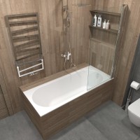 Ванна из искусственного камня Triton Омега 180x80 см, встраиваемая, белая, на ножках