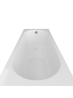 Ванна из искусственного камня Triton Омега 180x80 см, встраиваемая, белая, на ножках