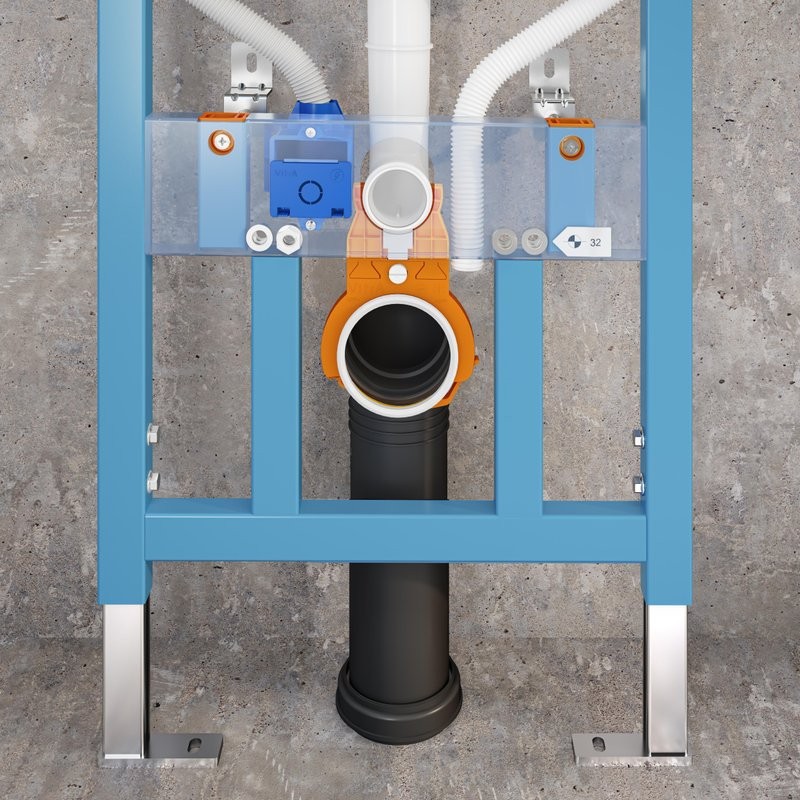 Комплект Унитаз подвесной EvaGold K401T безободковый, с микролифтом + Инсталляция VitrA V-Fix Core 732-5800-01 с кнопкой смыва Root R 740-2280 хром