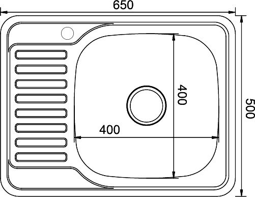 Комплект Мойка Mixline 532311 с декором + Измельчитель KUCHENSTERN Muhle