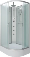 Душевая кабина Niagara Classic NG-33184-14LBKTG 110х80 см, без крыши, с гидромассажем и тропическим душем