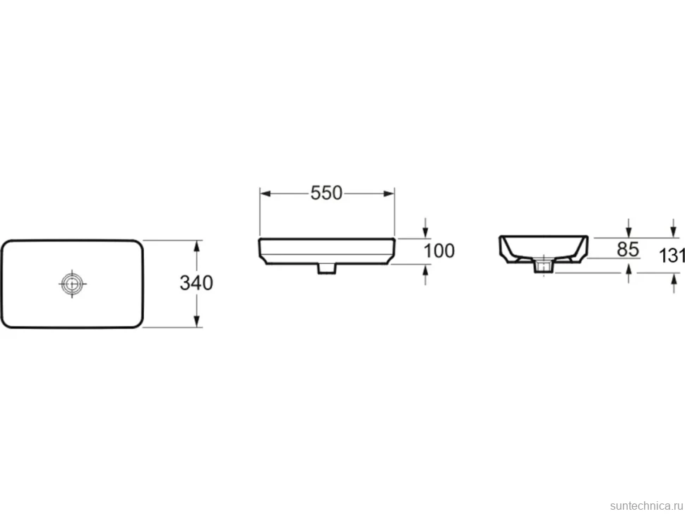 Комплект Накладная раковина Lavinia Boho Bathroom Sink Slim 33311004 + Смеситель Wellsee ICON! for life 182310000 матовый белый