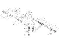Смеситель для ванны с душем Grohe Costa 25450001