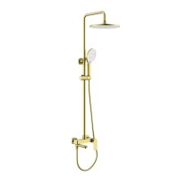 Душевая стойка Raglo R03.24.03 сатин золотой