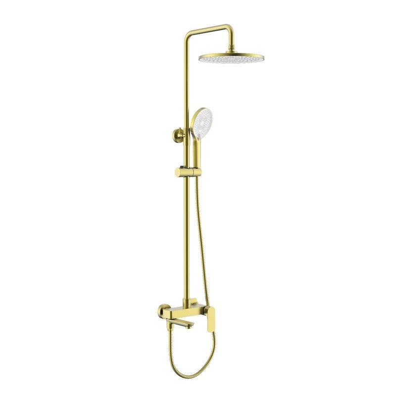 Душевая стойка Raglo R03.24.03 сатин золотой