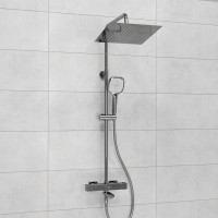 Душевая стойка Wasserkraft Aller A199.118.065.087.CH Thermo с термостатом, хром
