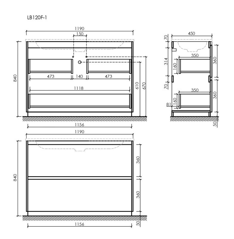 Тумба с раковиной Sancos Libra Floor 120 дуб чарльстон, белая раковина CN7006