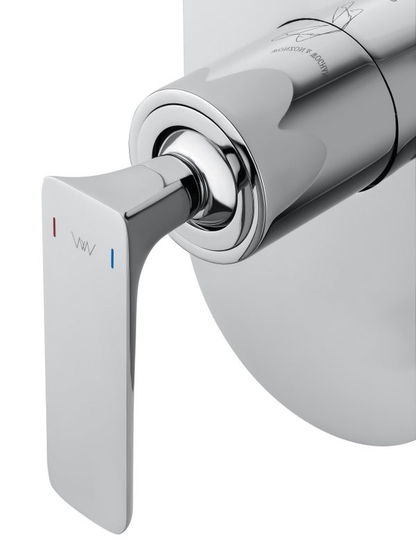 Встраиваемый смеситель для душа и ванны Wonzon & Woghand Shark WW-484700-CR хром