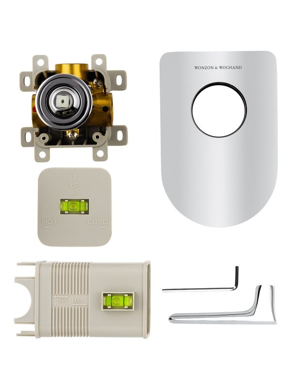 Встраиваемый смеситель для душа и ванны Wonzon & Woghand Shark WW-484700-CR хром