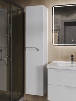 Шкаф пенал для ванной Orange Topline Milano 35 белый