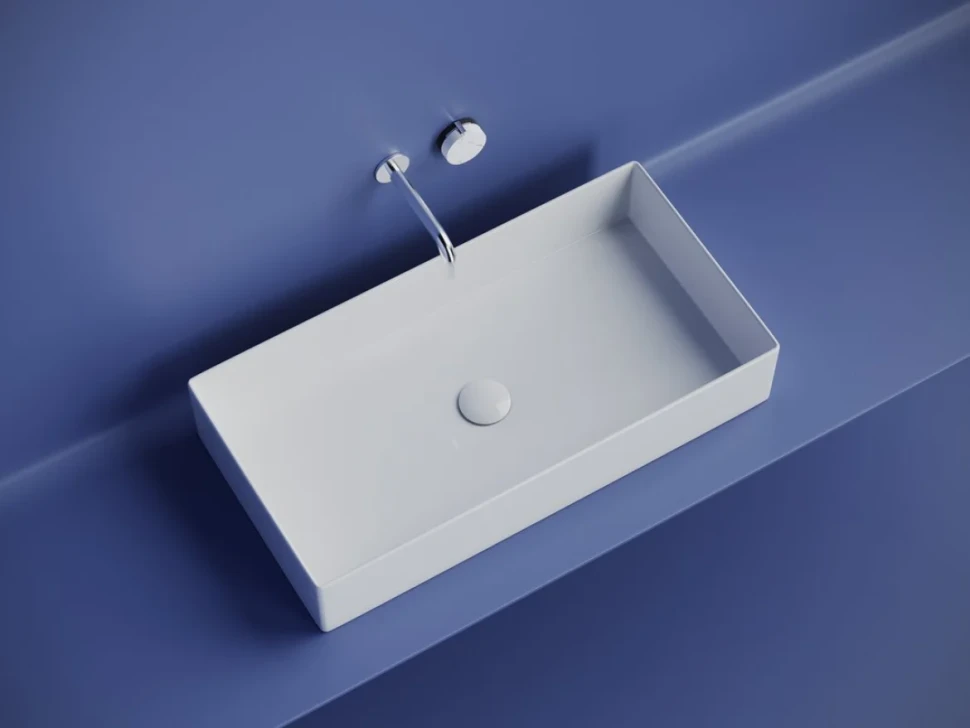 Накладная раковина Ceramicanova Element CN6071 белая глянцевая