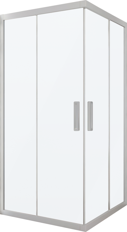 Душевой уголок Kubele DE019 SC-MAT-MT 115 см, профиль матовый хром