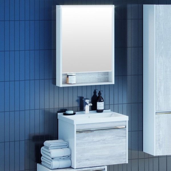 Мебель для ванной комнаты AQUATON Капри 60 бетон пайн