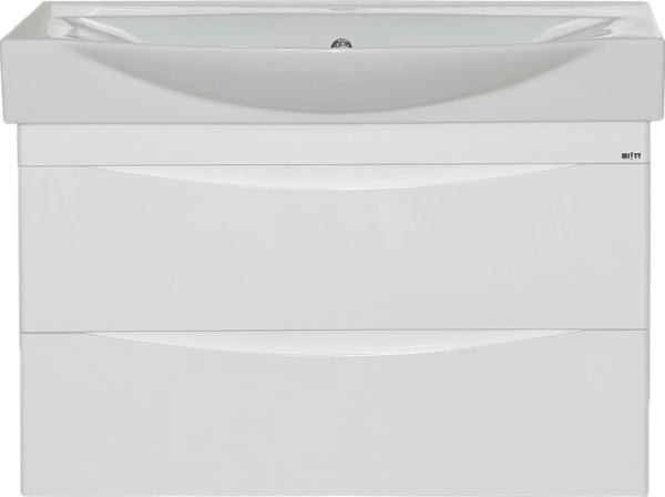 Тумба под раковину Misty Элвис 85 подвесная, белая