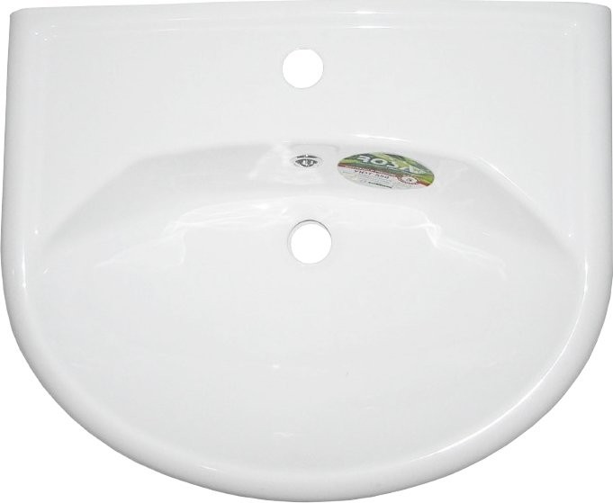 Тумба с раковиной Style Line Эко Стандарт №12 50, напольная, белая