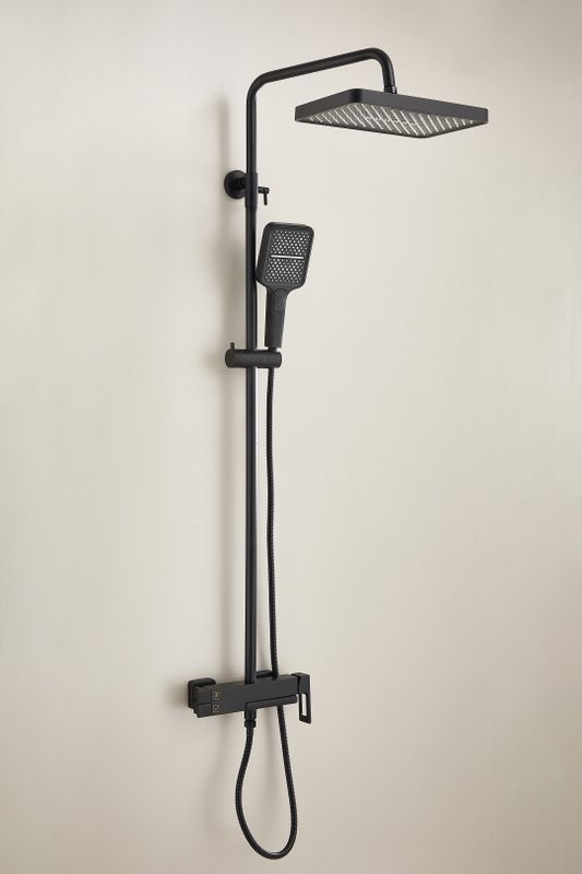 Душевая стойка BELZ B658 B24658-7 матовая черная