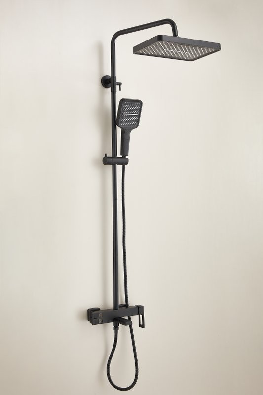 Душевая стойка BELZ B658 B24658-7 матовая черная