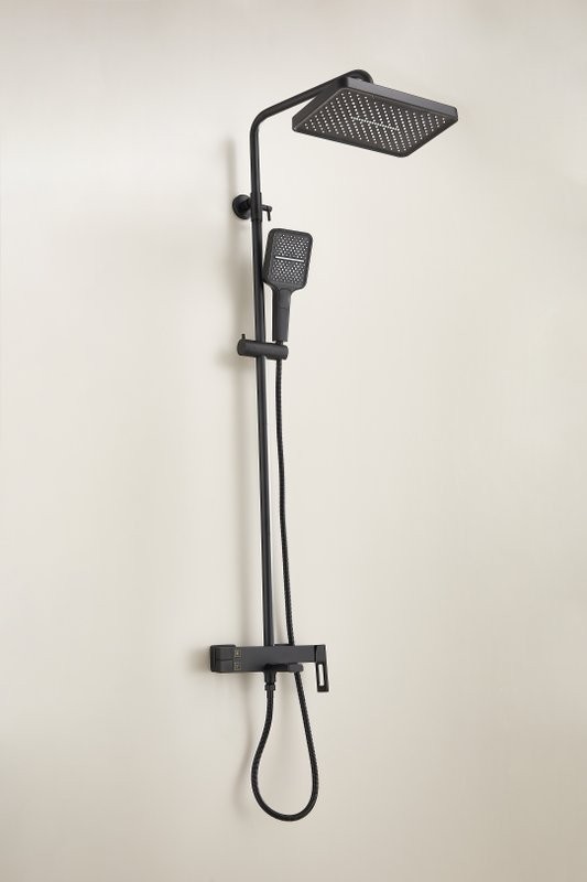 Душевая стойка BELZ B658 B24658-7 матовая черная