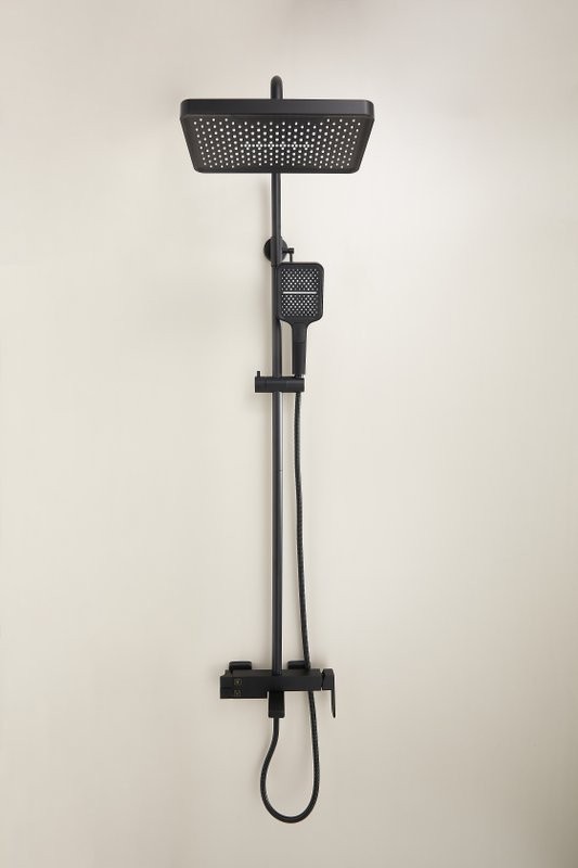 Душевая стойка BELZ B658 B24658-7 матовая черная