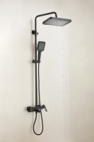 Душевая стойка BELZ B658 B24658-7 матовая черная