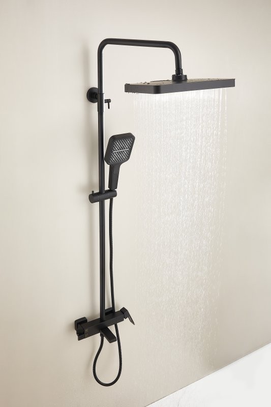 Душевая стойка BELZ B658 B24658-7 матовая черная