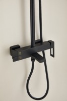 Душевая стойка BELZ B658 B24658-7 матовая черная