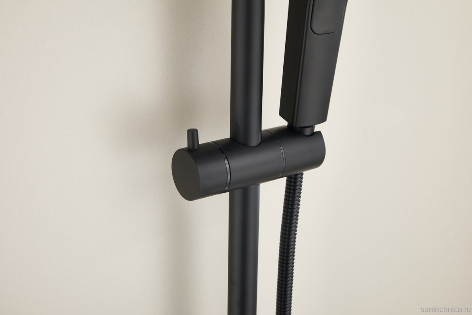 Душевая стойка BELZ B658 B24658-7 матовая черная