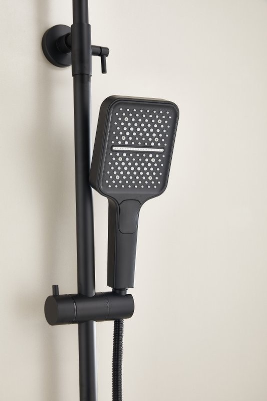 Душевая стойка BELZ B658 B24658-7 матовая черная