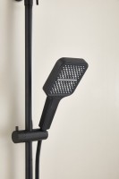 Душевая стойка BELZ B658 B24658-7 матовая черная