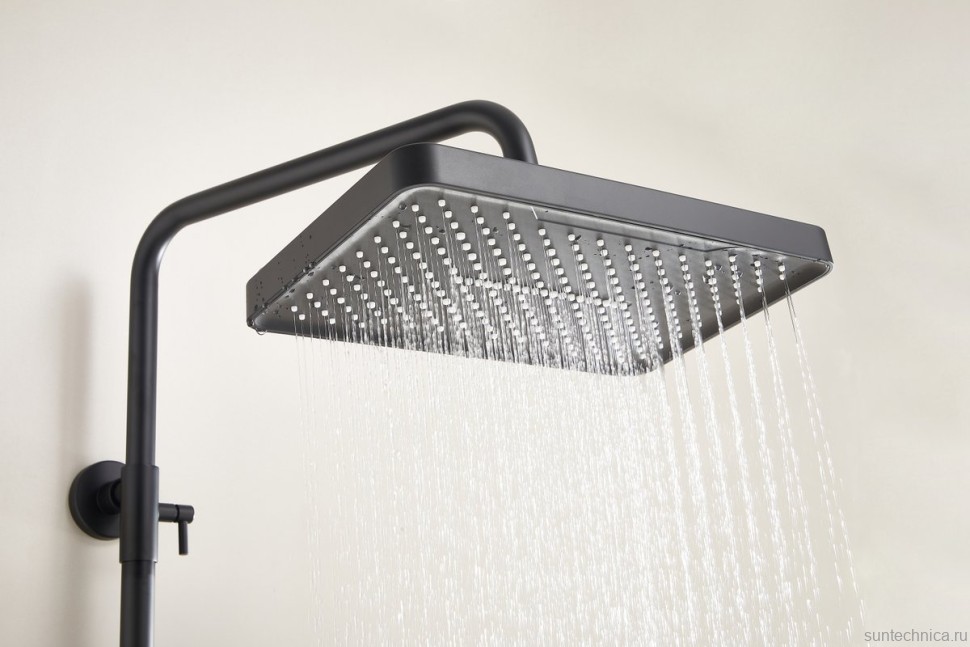 Душевая стойка BELZ B658 B24658-7 матовая черная