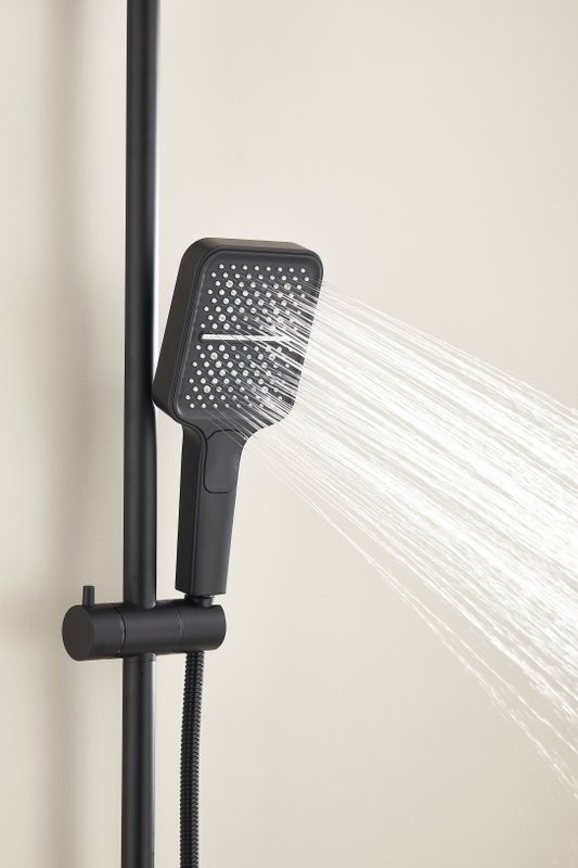 Душевая стойка BELZ B658 B24658-7 матовая черная