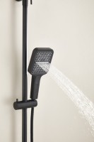 Душевая стойка BELZ B658 B24658-7 матовая черная