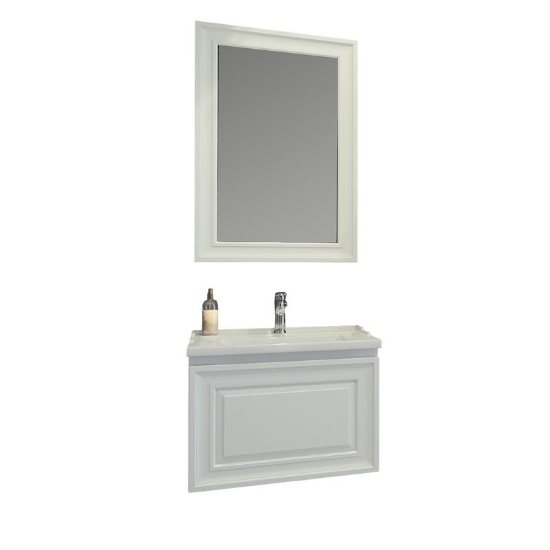 Мебель для ванной комнаты Caprigo Ponza 60 подвесная, белая