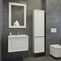 Мебель для ванной комнаты Caprigo Ponza 60 подвесная, белая