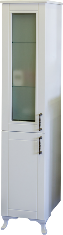 Шкаф пенал для ванной Sanflor Глория L, белый