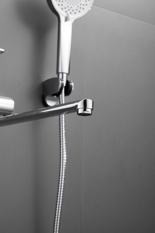 Смеситель с длинным изливом для ванны BELZ B679 B22679 хром