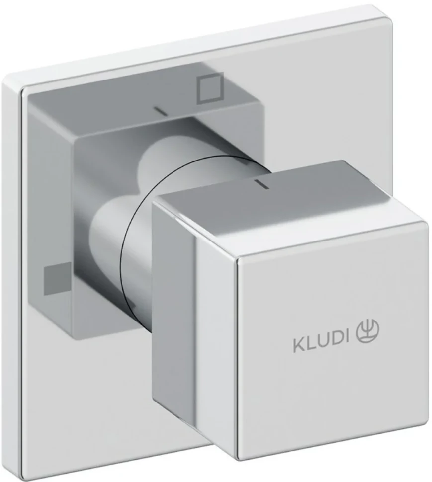 Переключатель потоков Kludi Decus 548470575 хром, на два потребителя
