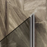 Шторка на ванну Maybahglass MGV-783-5 70x140, профиль матовый хром, стекло бронза