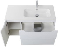 Тумба с раковиной BelBagno Etna 100 R 2 ящика. дверца, bianco lucido