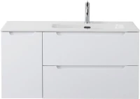 Тумба с раковиной BelBagno Etna 100 R 2 ящика. дверца, bianco lucido