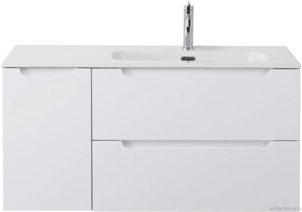 Тумба с раковиной BelBagno Etna 100 R 2 ящика. дверца, bianco lucido
