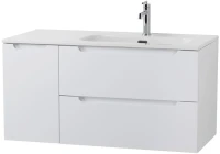 Тумба с раковиной BelBagno Etna 100 R 2 ящика. дверца, bianco lucido