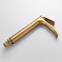 Смеситель для раковины высокий Shevanik S4111G, золотой сатин Смеситель для раковины высокий Shevanik S4111G, золотой сатин